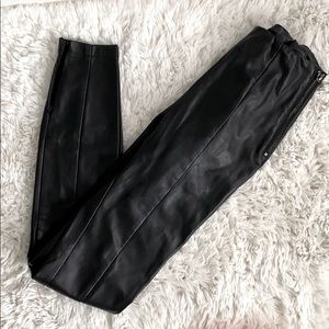 Top Shop Leather leggings
